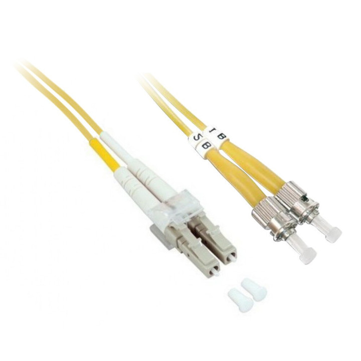 Techly 2m ST-LC M/M câble InfiniBand et à fibres optiques Jaune