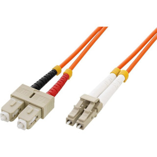Techly ILWL D6-SCLC-150 câble InfiniBand et à fibres optiques 15 m SC LC Orange