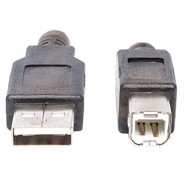 Manhattan 152389 câble USB USB 2.0 15 m USB A USB B Noir