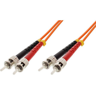 Techly ILWL D6-A-050 câble InfiniBand et à fibres optiques 5 m ST Orange