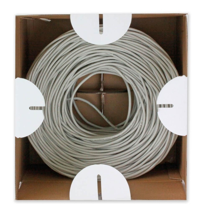 Techly ITP-C6F-FL câble de réseau Gris 305 m Cat6 F/UTP (FTP)