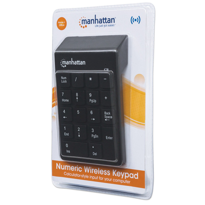 Manhattan 178846 clavier numérique PC portable/de bureau RF sans fil Noir