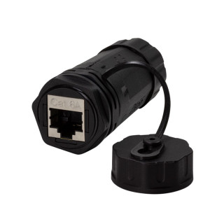 Techly IWP-MD C6A-IPGLT changeur de genre de câble RJ45 Noir