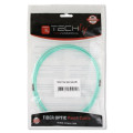 Techly LC M-M 1m câble InfiniBand et à fibres optiques Couleur aqua