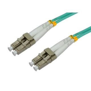 Techly 5.0m LC-LC M/M câble InfiniBand et à fibres optiques 5 m Couleur aqua