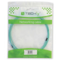 Techly LC M-M 15m câble InfiniBand et à fibres optiques Couleur aqua