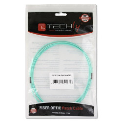 Techly SC-LC M-M 1m câble InfiniBand et à fibres optiques Couleur aqua
