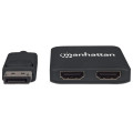 Manhattan 152716 répartiteur vidéo DisplayPort 2x HDMI