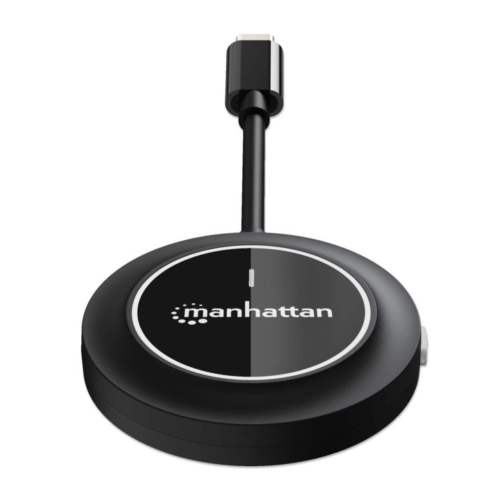 Manhattan Adaptateur sans fil HDMI 1080p avec émetteur USB-C, dongle pour diffusion vidéo sans fil depuis un appareil USB-C v