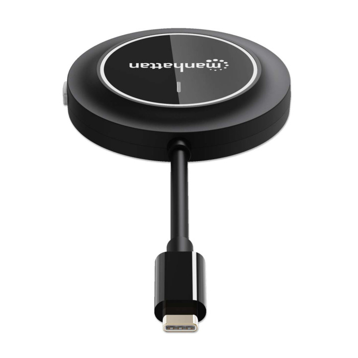 Manhattan Adaptateur sans fil HDMI 1080p avec émetteur USB-C, dongle pour diffusion vidéo sans fil depuis un appareil USB-C v