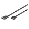Goobay 50991 câble vidéo et adaptateur 3 m DVI-I VGA (D-Sub) Noir