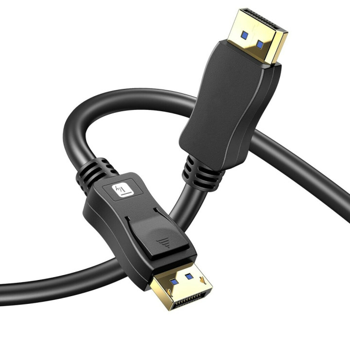 Techly ICOC DSP-A21-030 3 m DisplayPort Noir