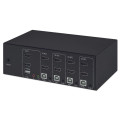 Manhattan 153539 commutateur écran, clavier et souris Noir