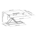 Techly ICA-LCD 303 bureau d'ordinateur Noir