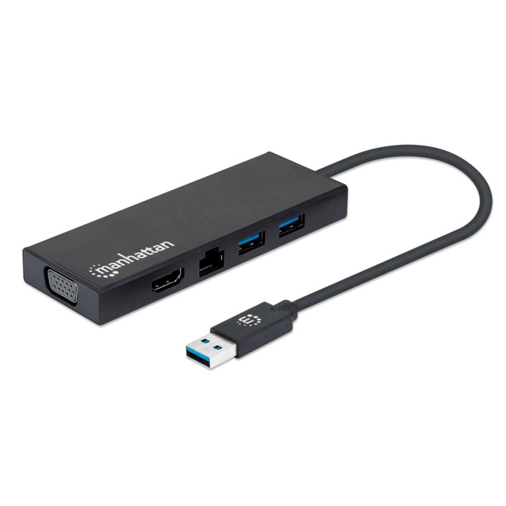 Manhattan 152846 station d'accueil USB Type-A Noir