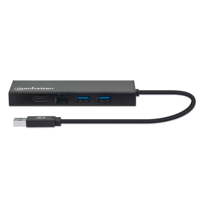 Manhattan 152846 station d'accueil USB Type-A Noir