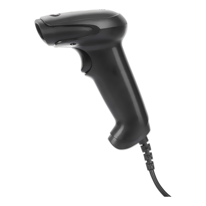 Manhattan Scanner de codes-barres CCD filaire, USB, largeur de lecture 60 mm, câble 152 cm, luminosité ambiante max. 5 000 lu
