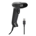 Manhattan Scanner de codes-barres CCD filaire, USB, largeur de lecture 60 mm, câble 152 cm, luminosité ambiante max. 5 000 lu