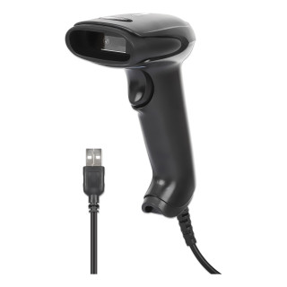 Manhattan Scanner de codes-barres CCD filaire, USB, largeur de lecture 60 mm, câble 152 cm, luminosité ambiante max. 5 000 lu