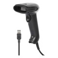 Manhattan Scanner de codes-barres CCD filaire, USB, largeur de lecture 60 mm, câble 152 cm, luminosité ambiante max. 5 000 lu