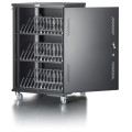 Techly I-CABINET-36D12ATY chariot et rangement roulant Module de charge et de gestion Noir