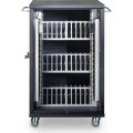 Techly I-CABINET-36D12ATY chariot et rangement roulant Module de charge et de gestion Noir