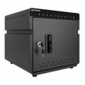 Manhattan Armoire de charge USB-C de bureau 10 appareils (iPad jusqu’à 11"), pour tablettes et smartphones, compartiments 26