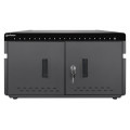 Manhattan Armoire de charge USB-C de bureau 20 appareils (iPad jusqu’à 11"), pour tablettes et smartphones, compartiments 26