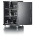 Techly I-CABINET-36D12ATYV chariot et rangement roulant Module de charge et de gestion Noir