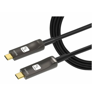 Techly ICOC-U3C-HY-020 câble USB 20 m USB C 21,6 Gbit/s Noir