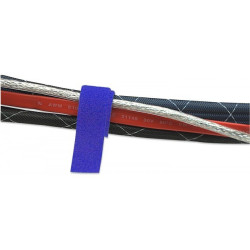 Techly ISWT-ROLL-1025 serre-câbles Velcro Bleu