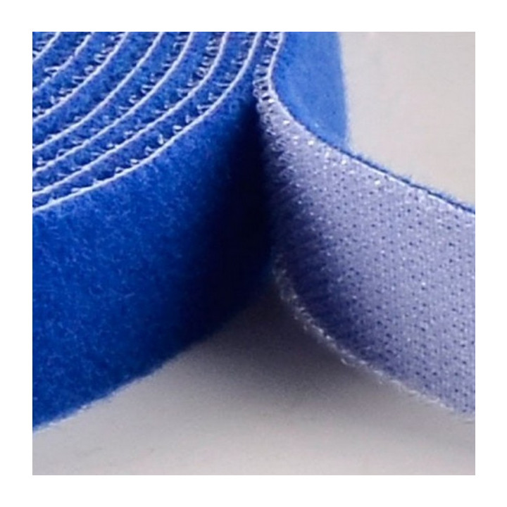 Techly ISWT-ROLL-1025 serre-câbles Velcro Bleu