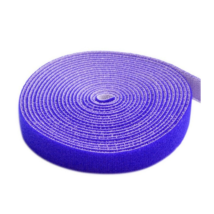 Techly ISWT-ROLL-1025 serre-câbles Velcro Bleu