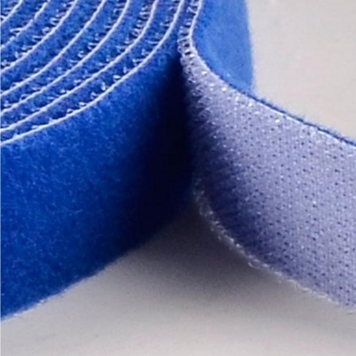 Techly ISWT-ROLL-1025 serre-câbles Velcro Bleu