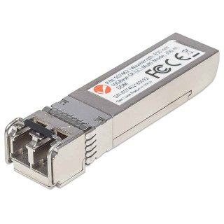 Intellinet Module émetteur-récepteur de réseau SFP+ fibre 10 Gigabit, 10GBase-SR (LC) multimode, 300 m, 850 nm, conforme MSA