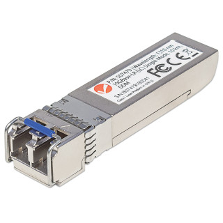 Intellinet Module émetteur-récepteur de réseau SFP+ fibre 10 Gigabit, 10GBase-LR (LC) monomode, 10 km, 1310 nm, conforme MSA