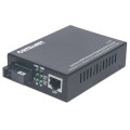 Intellinet 510530 convertisseur de support réseau 100 Mbit/s Monomode Noir
