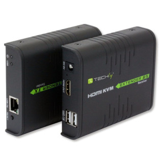 Techly IDATA HDMI-KVM2 extension KVM Émetteur et récepteur