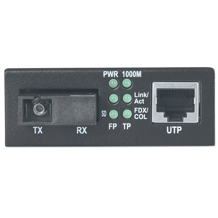 Intellinet 545068 convertisseur de support réseau 1000 Mbit/s Monomode Noir
