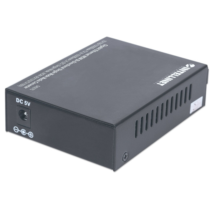 Intellinet 545075 convertisseur de support réseau 1000 Mbit/s 1550 nm Monomode Noir