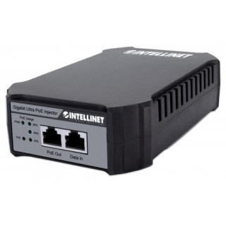 Intellinet Injecteur PoE++ Gigabit, 1 port 95 W, conforme IEEE 802.3bt (4PPoE), boîtier plastique, option montage mural, Alime