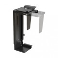 Techly ICA-CS 66 support pour unité centrale Support de CPU sous le bureau Noir