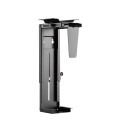 Techly ICA-CS 66 support pour unité centrale Support de CPU sous le bureau Noir