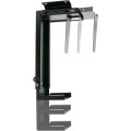 Techly ICA-CS 66 support pour unité centrale Support de CPU sous le bureau Noir