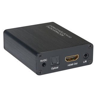 Techly IDATA HDMI-EA4K convertisseur audio Noir