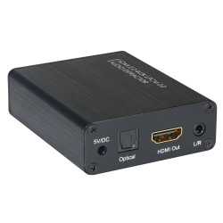 Techly IDATA HDMI-EA4K convertisseur audio Noir