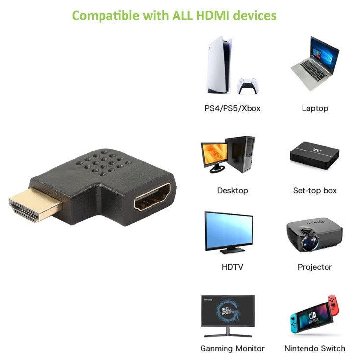 Techly HDMI M/F Noir