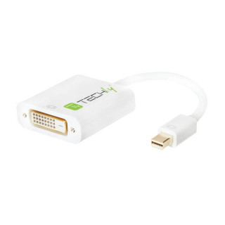 Techly 0.15m Mini DisplayPort 1.2 - DVI-D M/F 0,15 m Blanc