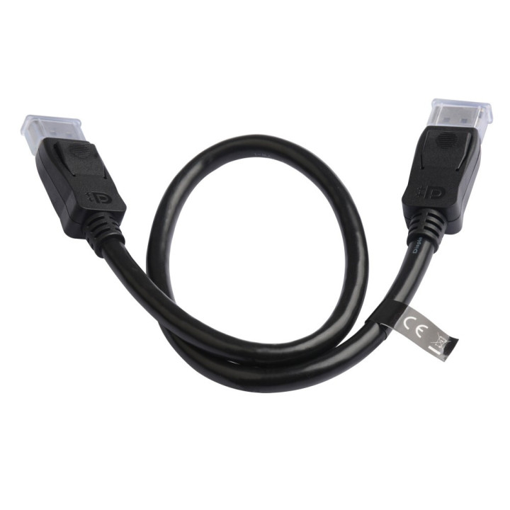 Techly ICOC DSP-A14-005 câble DisplayPort 0,5 m Noir