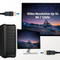 Techly ICOC DSP-A14-050NT câble DisplayPort 5 m Noir